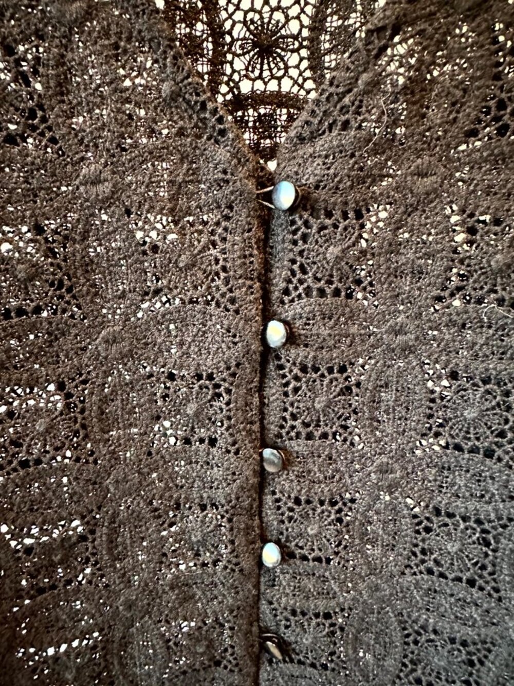 NWOT - Sezane - Gaya Lace Blouse - Size 4 - Picture 5 of 7
